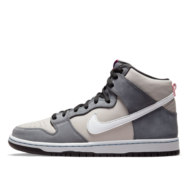 SB Dunk High Medium Grey Pink (2021)