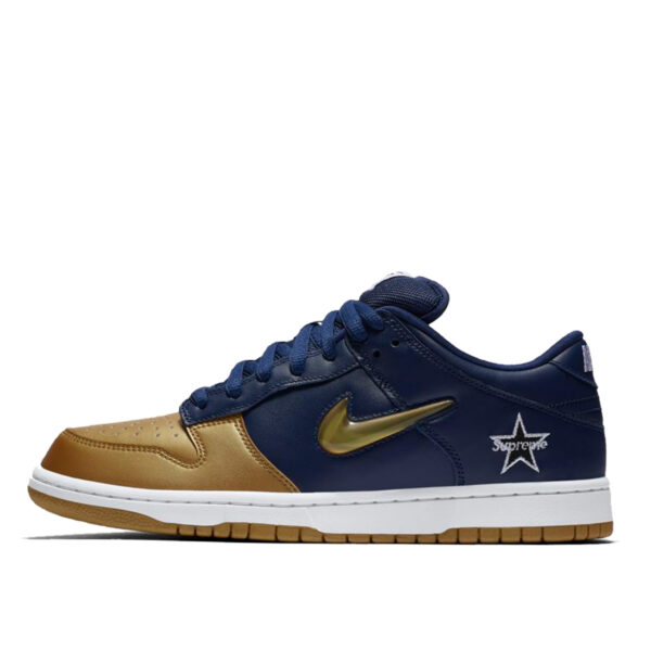 SB x Supreme Dunk Low Gold (2019)