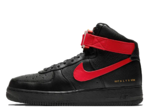 x Alyx Air Force 1 Black University Red (2021)