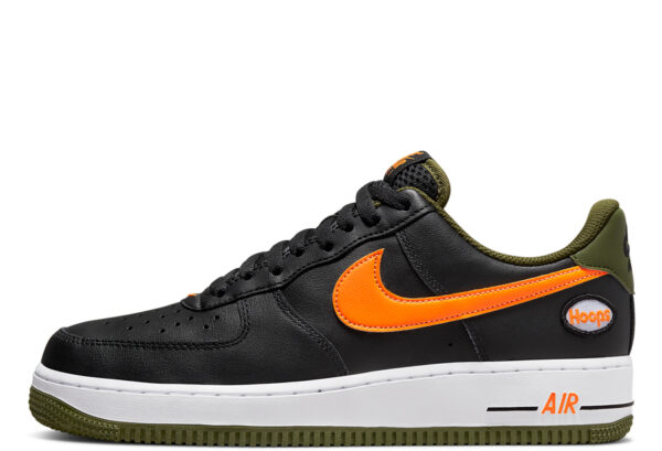 Air Force 1 Low Hoops Black University Gold