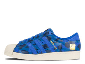 Superstar 80s Undefeated UNDFTD Bape Blue Camo
