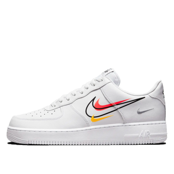 Air Force 1 Low Multi Swoosh White Team Orange (2021)