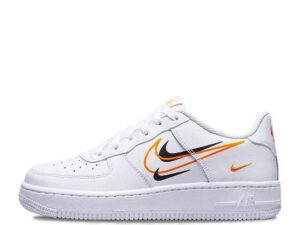 Air Force 1 Low GS Multi Swoosh White Orange (2022)