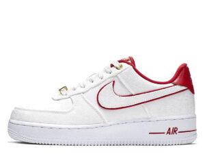 Womens Air Force AF 1 07 Lux Red White (2019)