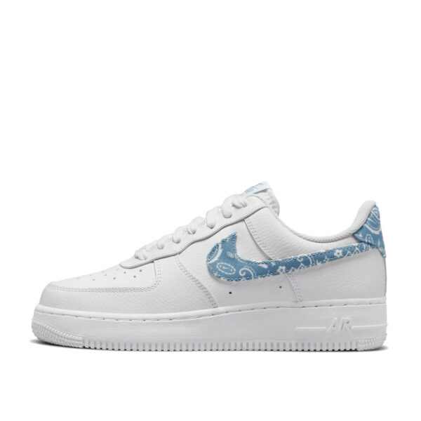 WMNS Air Force 1 Low '07 Essential White Worn Blue Paisley (2021)