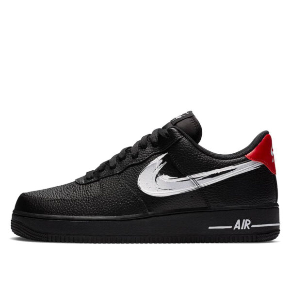 Air Force 1 Low 'Brushstroke Swoosh' Black (2020)