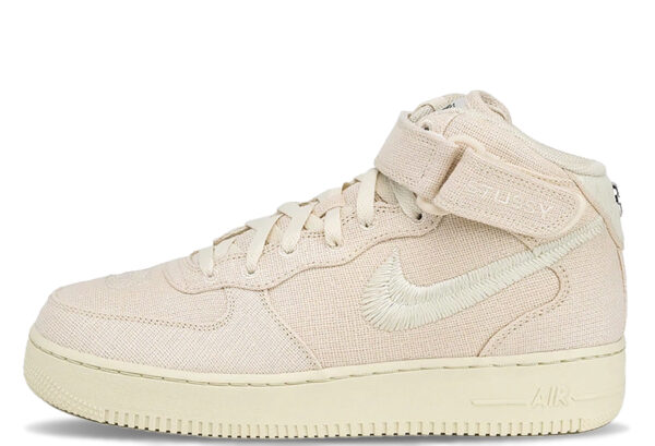x Stussy Air Force 1 Mid Fossil (2022)