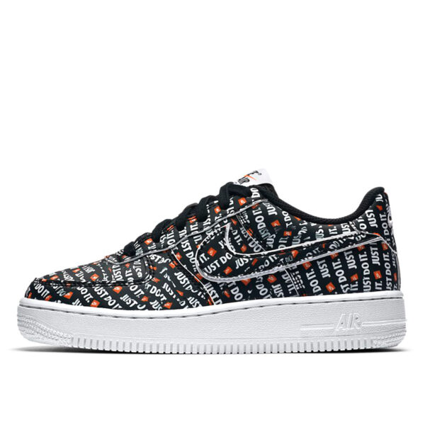 Air Force 1 Low 'Just Do It Pack' Black (GS) (2018)