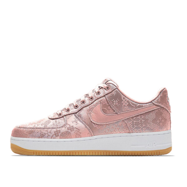 x CLOT Air Force AF 1 Low Rose Gold Silk (2020)