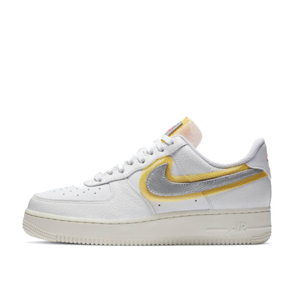 WMNS Air Force 1 ’07 LX White Silver Gold (2020)