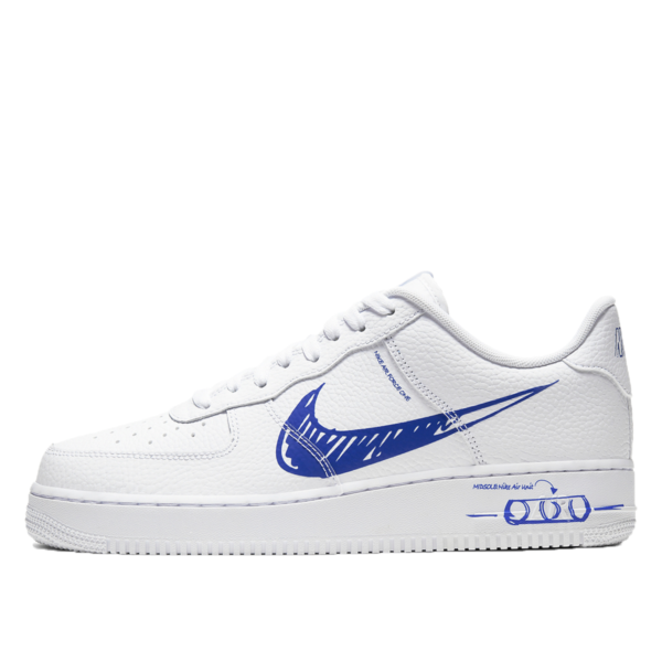 Air Force 1 Low Sketch White Royal (2020)