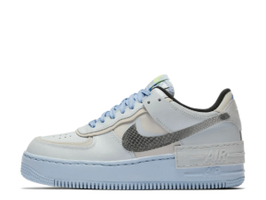 WMNS Air Force 1 Shadow Pure Platinum Snakeskin Blue (2020)