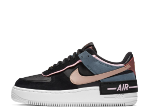 WMNS Air Force 1 Shadow Black Light Arctic Pink Claystone Red (2020)
