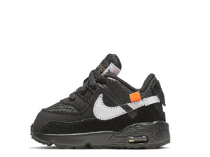 x Off White Air Max 90 Black White (Toddler) (2019)