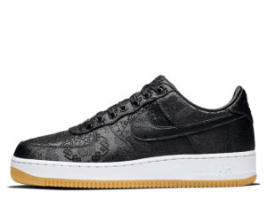 x CLOT x Fragment Air Force AF 1 Black Silk (2019)