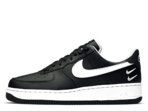 Air Force 1 Low 'Double Mini Swooshes' Black White (2020)