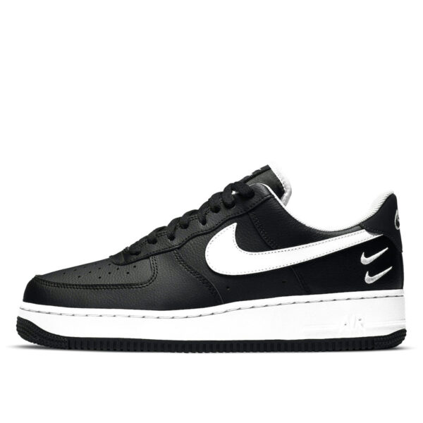 Air Force 1 Low 'Double Mini Swooshes' Black White (2020)