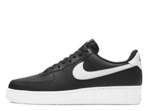 Air Force 1 Low '07 Black White Pebbled Leather (2021)
