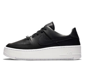 Womens Air Force AF 1 Sage Low Black White (2019)