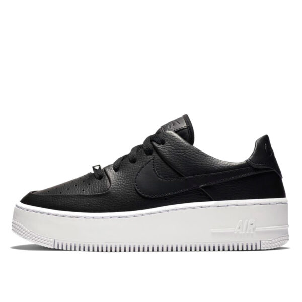Womens Air Force AF 1 Sage Low Black White (2019)