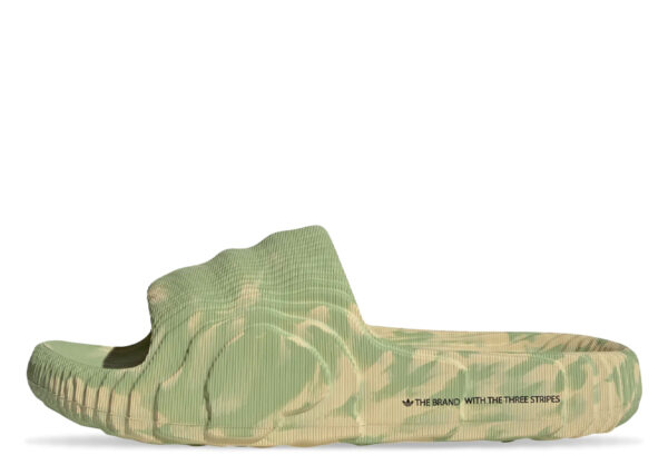 Adilette 22 Slides Magic Lime Desert Sand (2022)