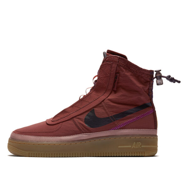 WMNS Air Force 1 Shell Burgundy Ash (2020)