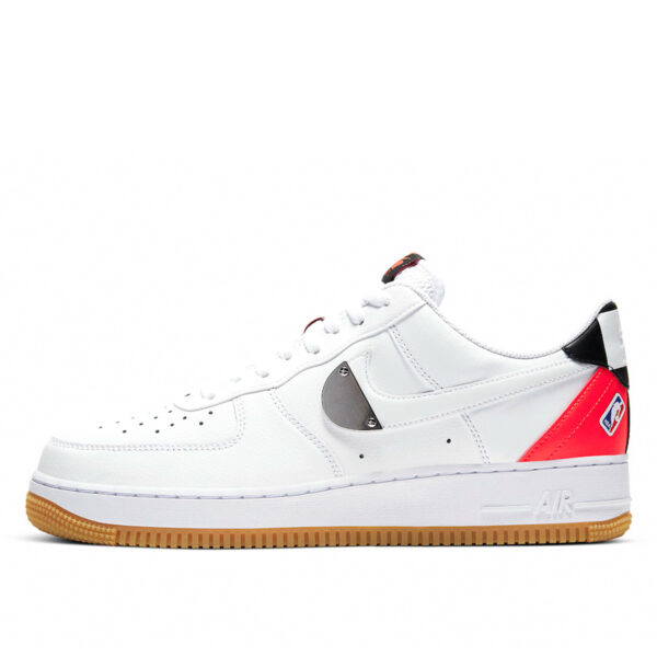 Air Force 1 Low 'NBA Pack' White Bright Crimson (2020)