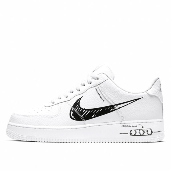 Air Force Low Sketch White Black (2020)