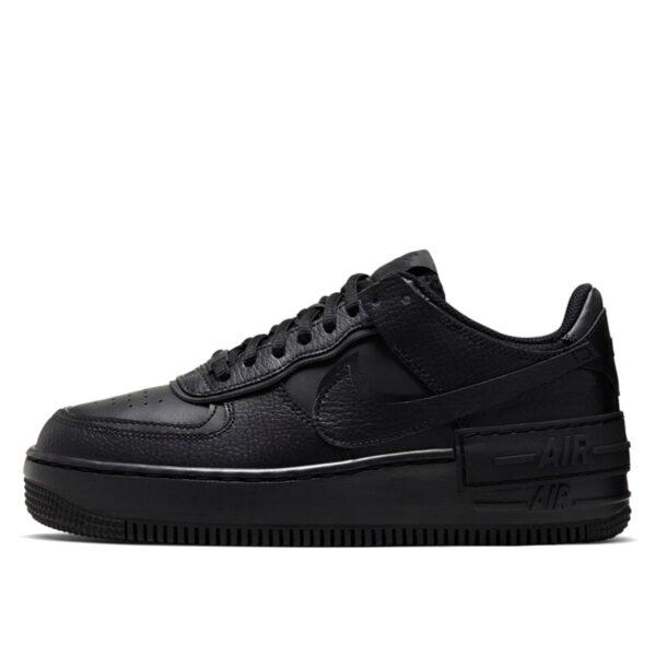 Womens Air Force AF 1 Shadow Triple Black (2019)