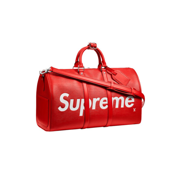 x Supreme Keepall LV Bandouliere 45 EPI Red (FW17)