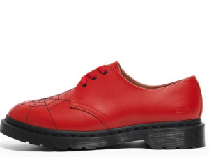 x Dr. Martens® Spiderweb 3-Eye Shoe Red (SS22)