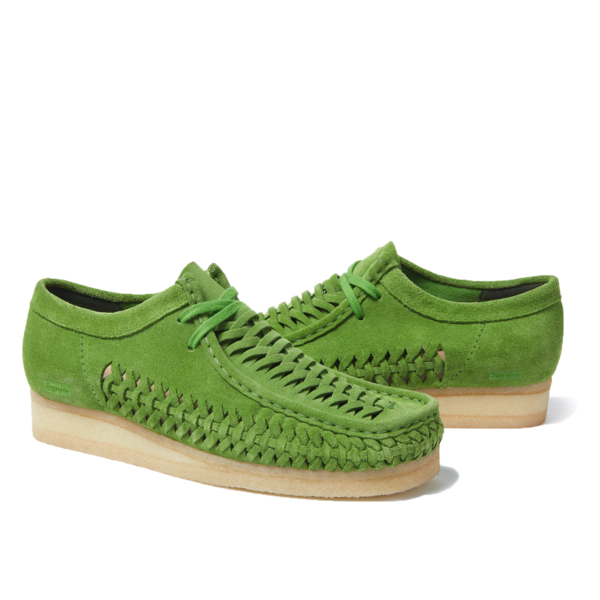 x Clarks Originals Woven Wallabee Green (FW21)