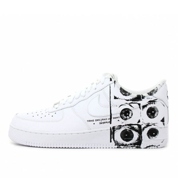 x Supreme Comme des Garcons CDG Air Force 1 Low White