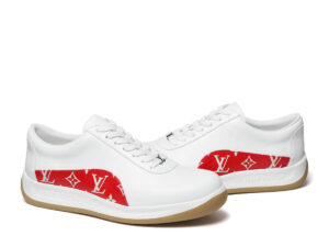 x Supreme Sport Monogram LV Sneaker White Red (FW17)