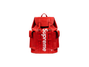 x Supreme Christopher LV Backpack EPI PM Red (FW17)