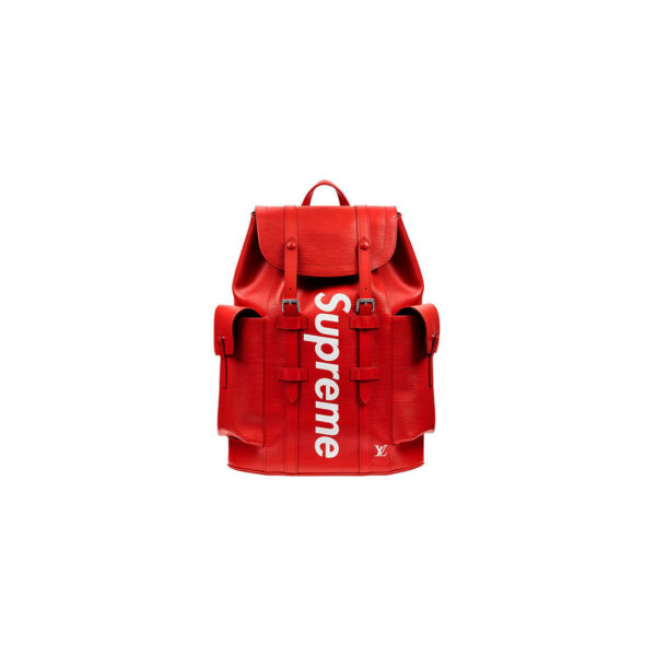 x Supreme Christopher LV Backpack EPI PM Red (FW17)