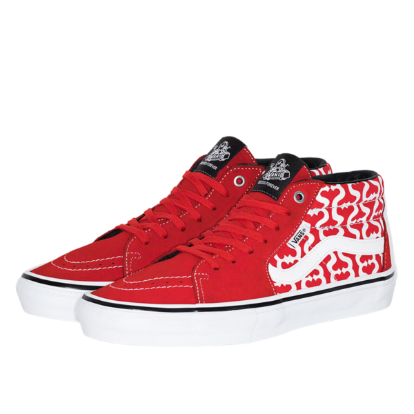 x Vans Monogram S Logo Skate Grosso Mid Red (SS21)