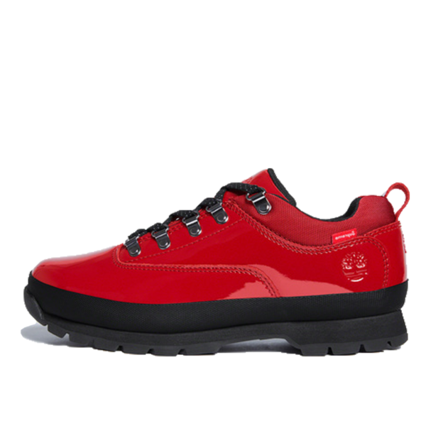x Timberland® Patent Leather Euro Hiker Low Red (SS20)