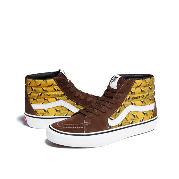 x Supreme Sk8-Hi Pro Diamond Plate Brown (SS19)