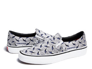 x Supreme Slip-On Diamond Plate White (SS19)