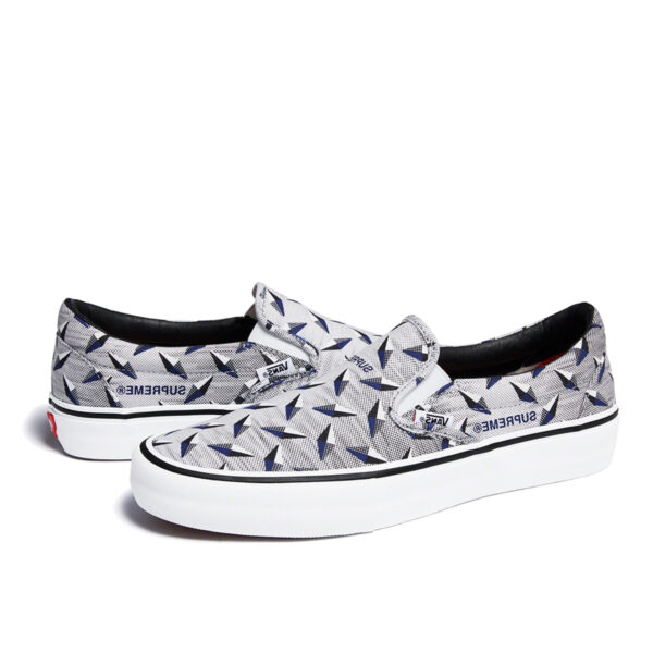 x Supreme Slip-On Diamond Plate White (SS19)