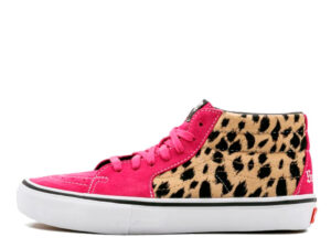 x Supreme SK8-Mid Pro 'Supreme Cheetah Velvet'
