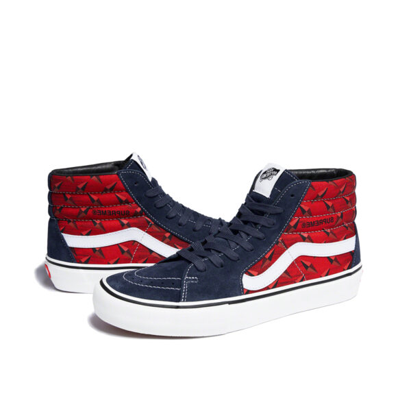 x Supreme Sk8-Hi Pro Diamond Plate Navy (SS19)