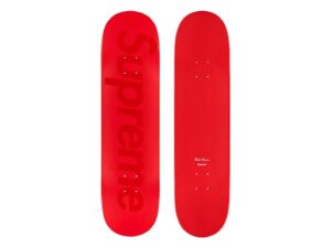Tonal Box Logo Skateboard Red - 8.25" x 32" (SS23)