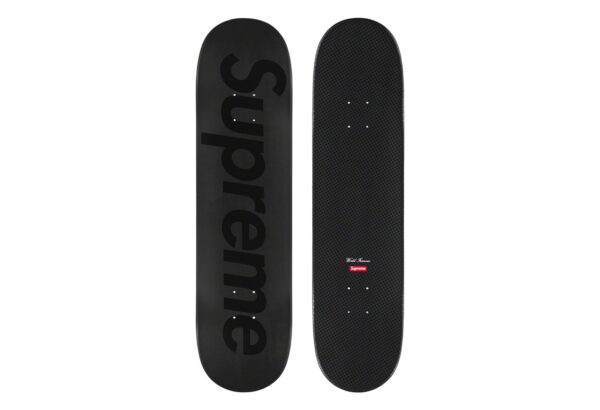 Tonal Box Logo Skateboard Black - 8" x 31.875" (SS23)