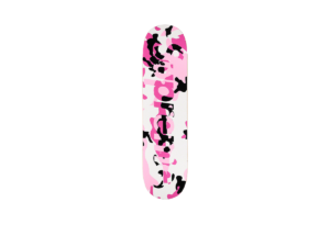 Camo Logo Skateboard Pink Camo 8.125" x 32" (FW20)