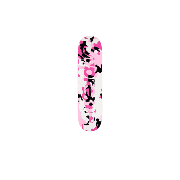 Camo Logo Skateboard Pink Camo 8.125" x 32" (FW20)