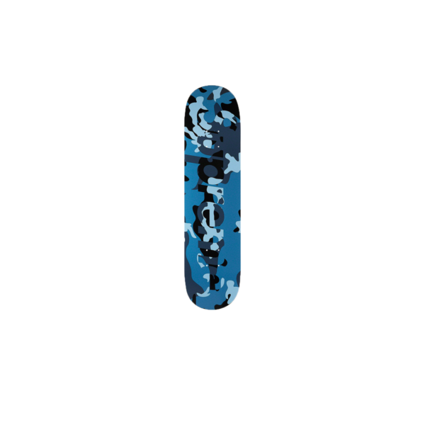 Camo Logo Skateboard Blue Camo - 8" x 32" (FW20)