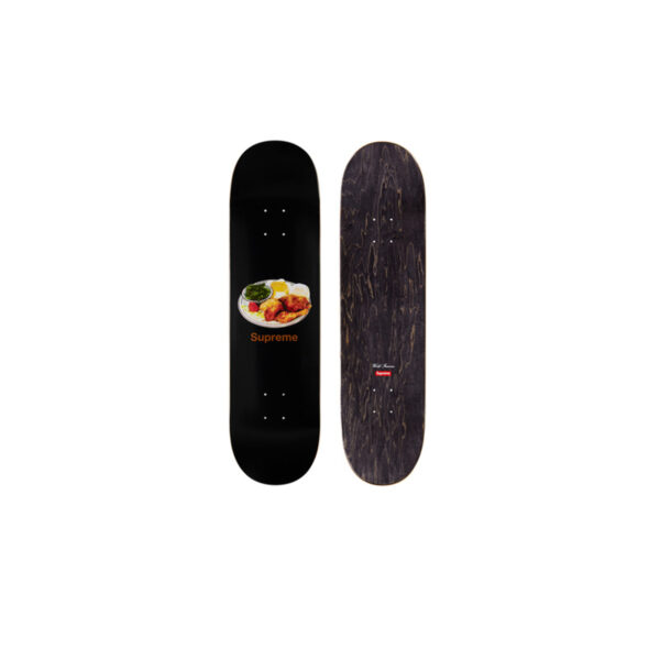 Chicken Dinner Skateboard Deck Black (8.25) (SS18)